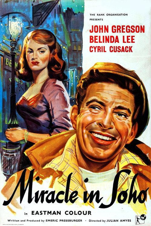 Miracle in Soho 1957 official movie poster