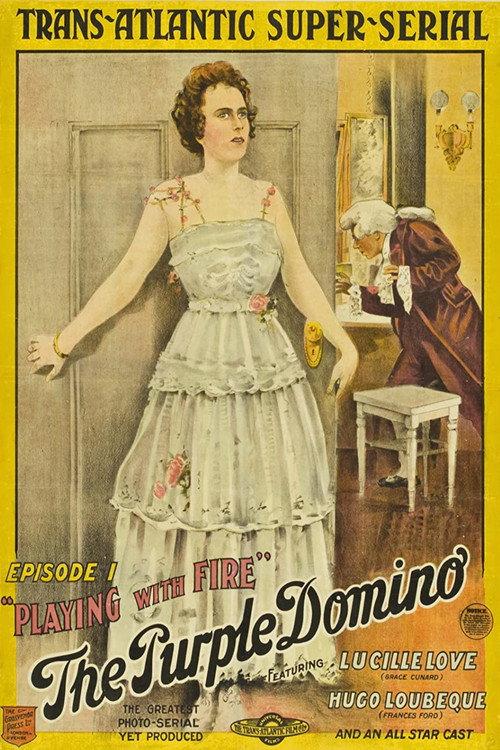 The Purple Domino 1917 official movie poster