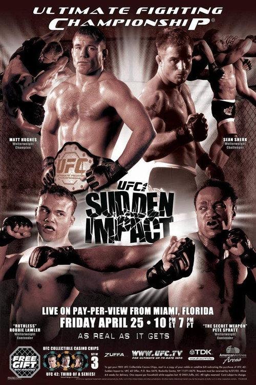 UFC 42: Sudden Impact 2003 official movie poster