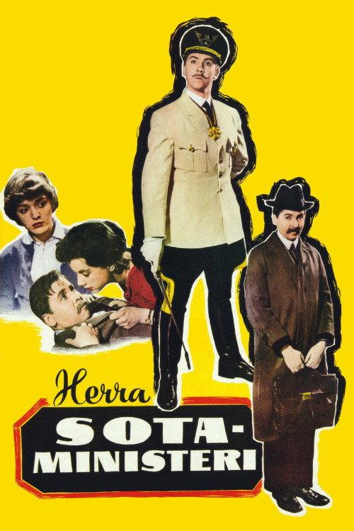 Herra sotaministeri 1957 official movie poster