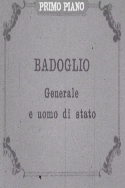 Badoglio: generale e uomo di stato 1963 official movie poster