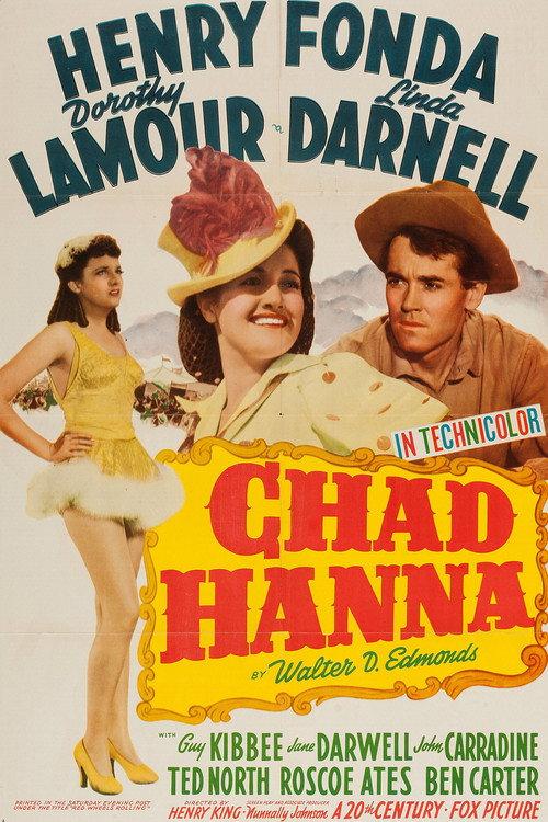 Chad Hanna 1940 official movie poster