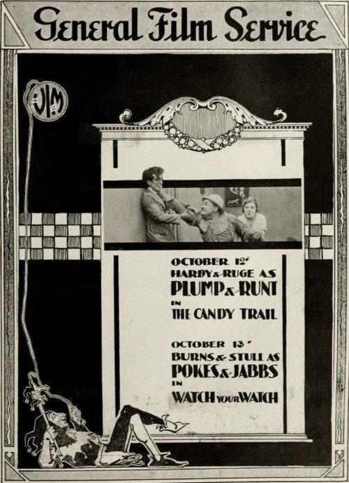 The Candy Trail 1916 official movie poster