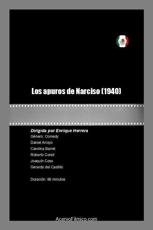 Los apuros de Narciso 1940 official movie poster