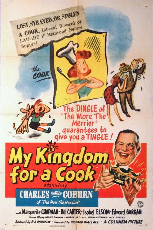My Kingdom for a Cook 1943 official movie poster
