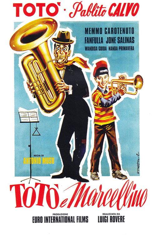 Toto and Marcellino 1958 official movie poster