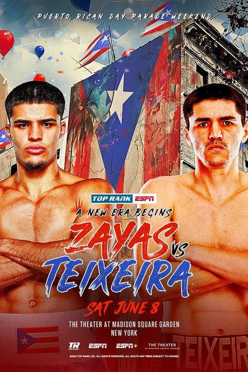 Xander Zayas vs. Patrick Teixeira 2024 official movie poster