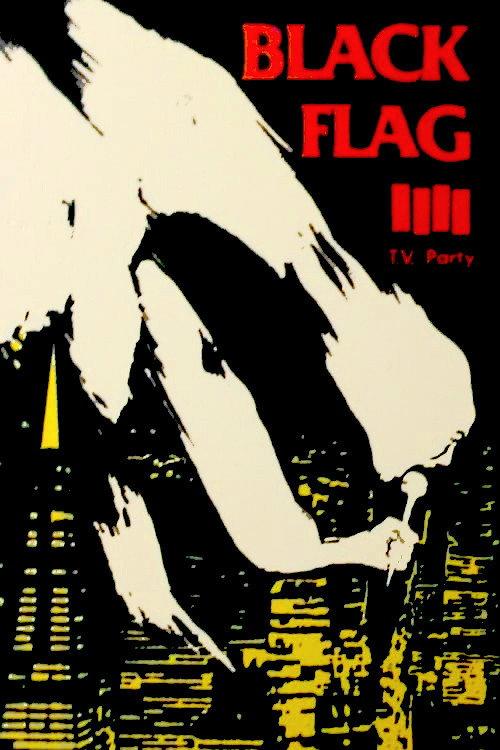 Black Flag: TV Party Target Video 1983 official movie poster