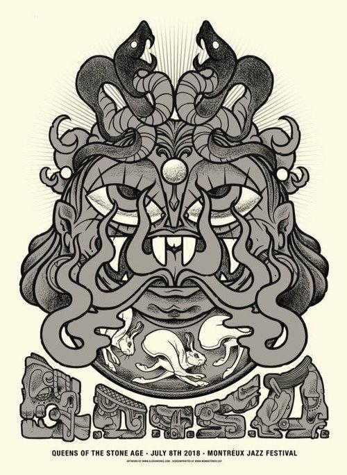 Queens of the Stone Age: 52nd Montreux Jazz Festival 2018 official movie poster