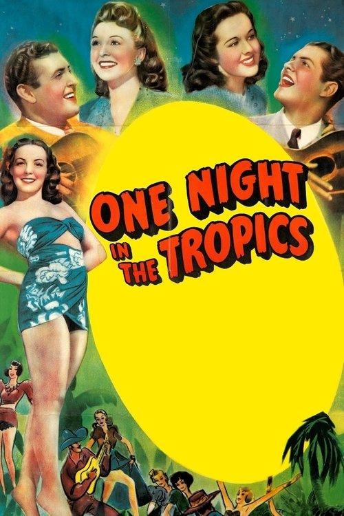One Night in the Tropics 1940 official movie poster