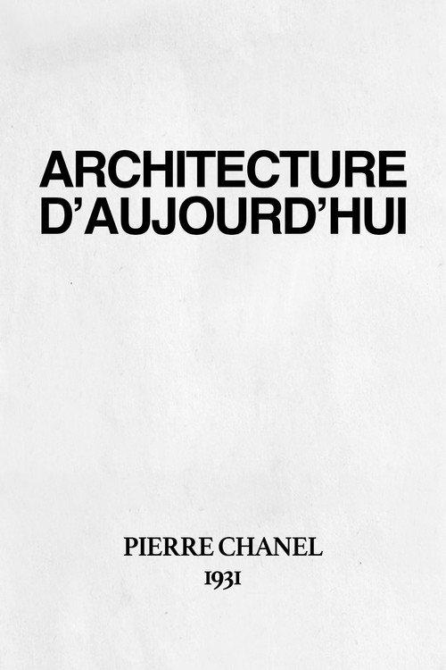 L'Architecture d'Aujourd'hui 1930 official movie poster