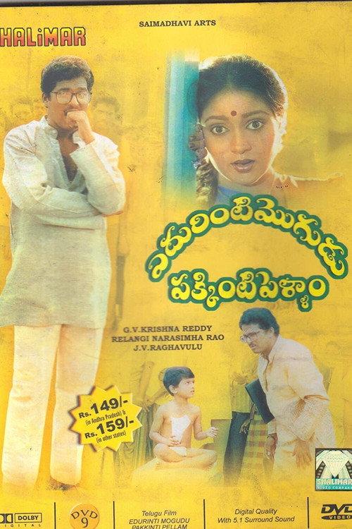 Edurinti Mogudu Pakkinti Pellam 1991 official movie poster
