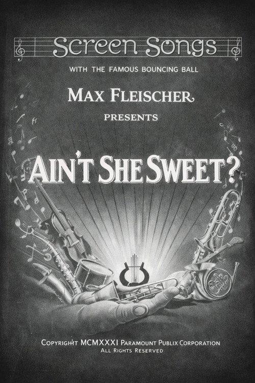 Ain't She Sweet 1928 official movie poster