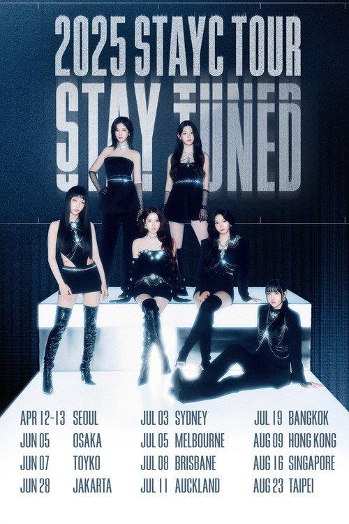 STAYC TOUR [STAY TUNED] in Sydney 2025 official movie poster