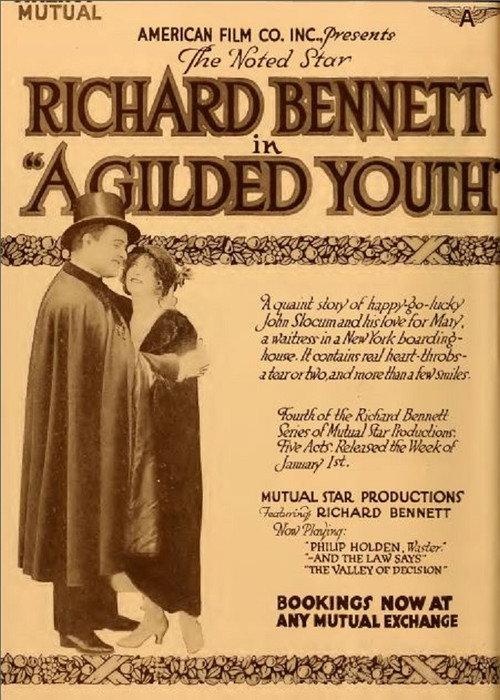 The Gilded Youth 1917 official movie poster