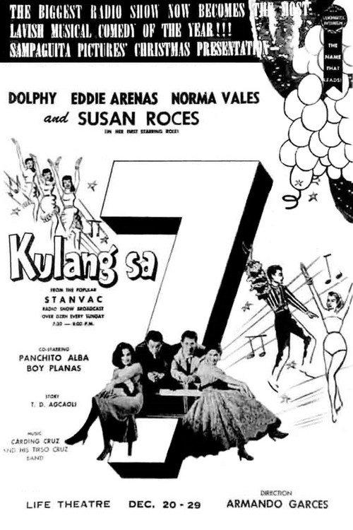 Kulang Sa Pito 1956 official movie poster