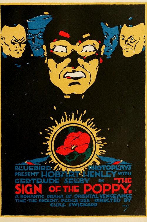 The Sign of the Poppy 1916 official movie poster
