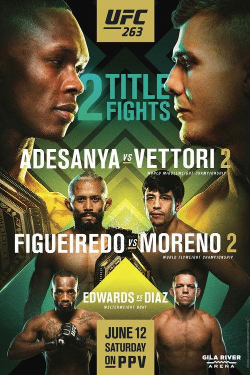 UFC 263: Adesanya vs. Vettori 2 2021 official movie poster