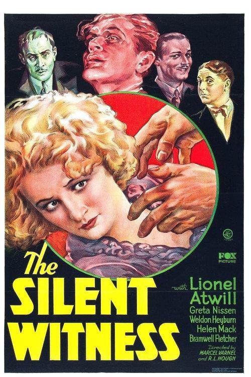 The Silent Witness 1932 official movie poster