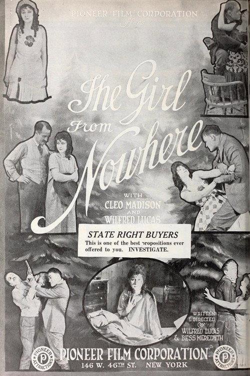 The Girl from Nowhere 1919 official movie poster