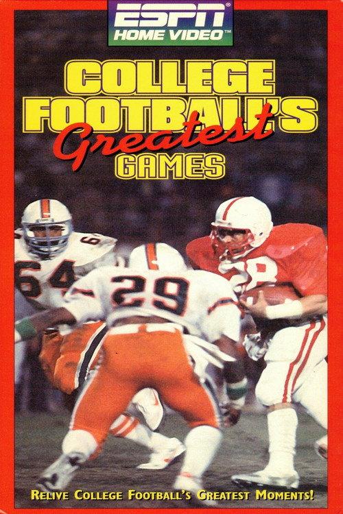College Football's Greatest Games 1995 official movie poster