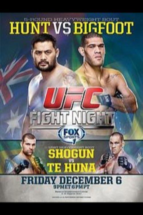 UFC Fight Night 33: Hunt vs. Bigfoot 2013 official movie poster