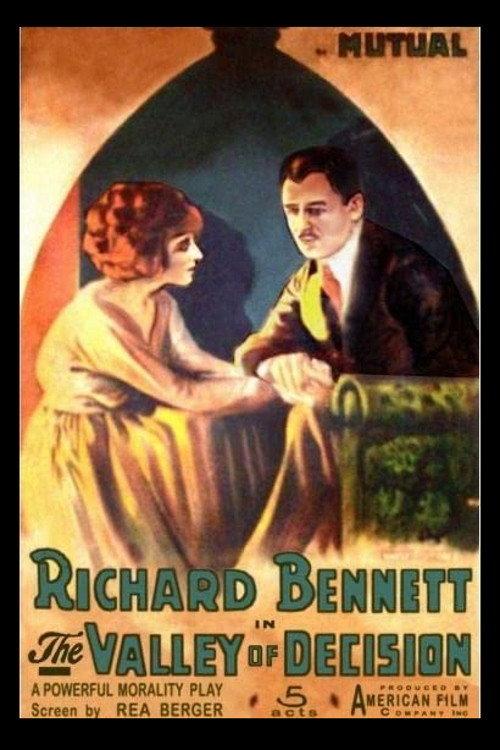 The Valley of Decision 1916 official movie poster