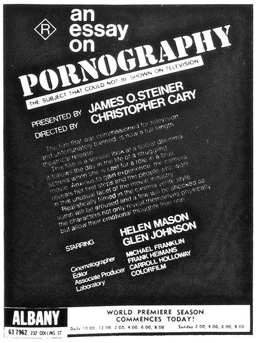 An Essay on Pornography 1973 official movie poster