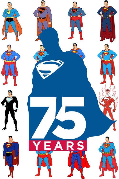 Superman 75 2013 official movie poster
