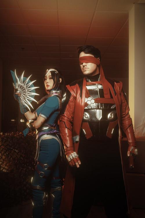 Kenshi V Kitana: Battle of The Realms 2024 official movie poster