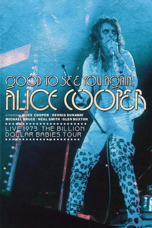 Good to See You Again, Alice Cooper 1974 official movie poster