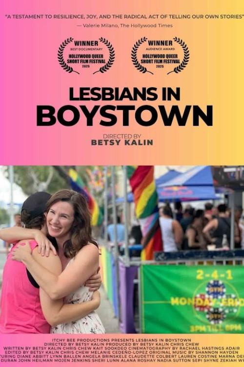Lesbians in Boystown 2025 official movie poster