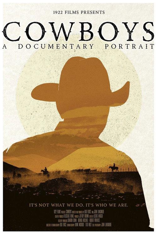 Cowboys: A Documentary Portrait 2019 official movie poster