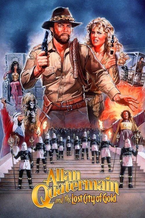 Allan Quatermain and the Lost City of Gold 1986 official movie poster