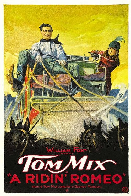 A Ridin' Romeo 1921 official movie poster
