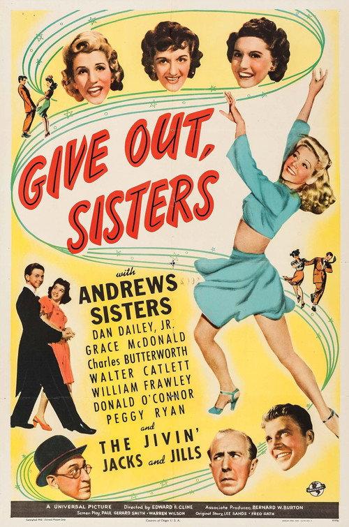 Give Out, Sisters 1942 official movie poster