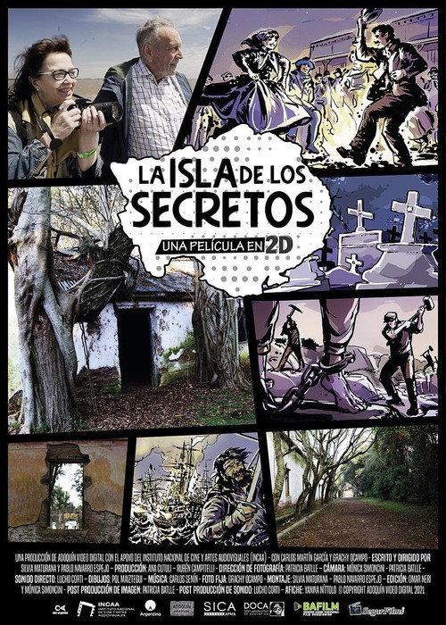 La isla de los secretos 2022 official movie poster
