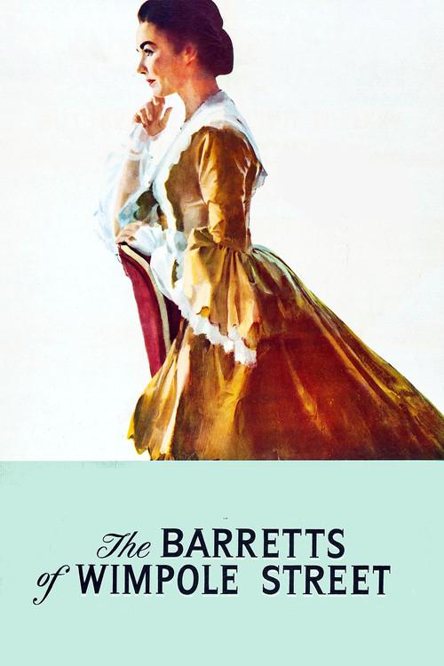 The Barretts of Wimpole Street 1957 official movie poster