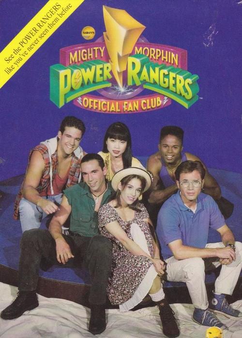 Mighty Morphin Power Rangers Official Fan Club Video 1994 official movie poster