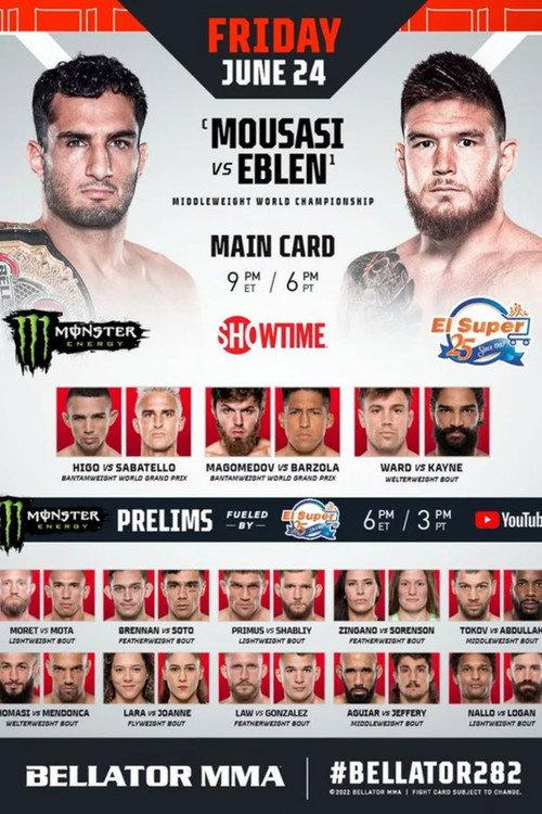 Bellator 282: Mousasi vs. Eblen 2022 official movie poster