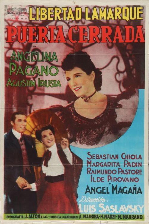Puerta cerrada 1939 official movie poster