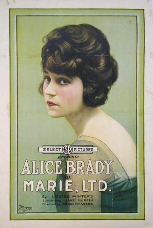 Marie, Ltd. 1919 official movie poster