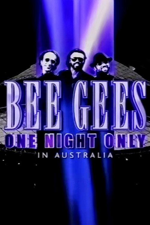Bee Gees One Night Only In Australia 1999 official movie poster