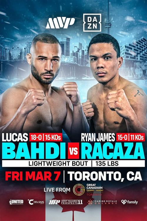 Lucas Bahdi vs. Ryan James Racaza 2025 official movie poster