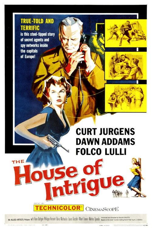The House of Intrigue 1956 official movie poster