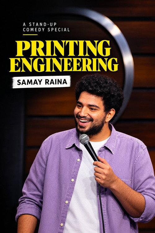 Printing Engineering Standup Comedy by Samay Raina 2022 official movie poster