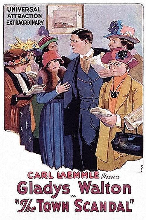 The Town Scandal 1923 official movie poster