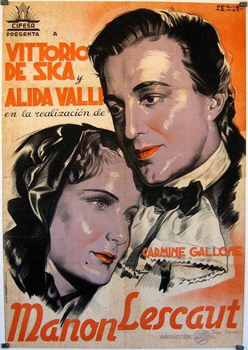 Manon Lescaut 1940 official movie poster