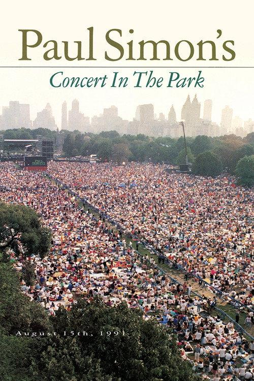 Paul Simon's Concert in the Park 1991 official movie poster
