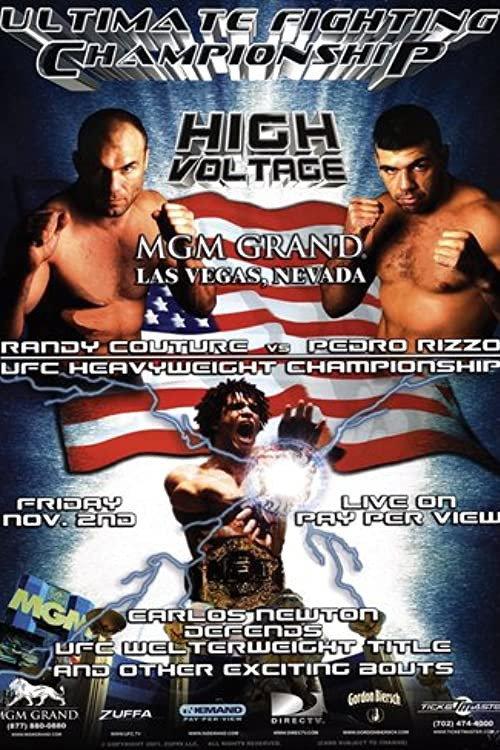 UFC 34: High Voltage 2001 official movie poster